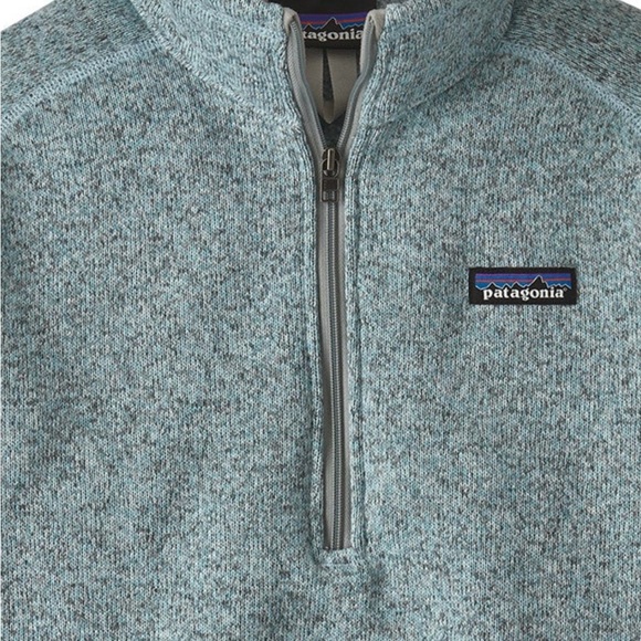 EUC—Women's Better Sweater® 1/4-Zip Fleece in Hawthorne Blue - Picture 3 of 9